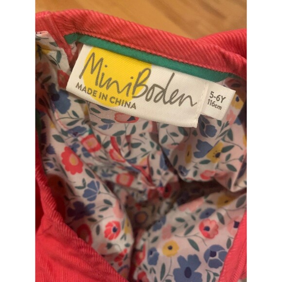 Mini Boden Thin Corduroy Dress - Picture 3 of 4